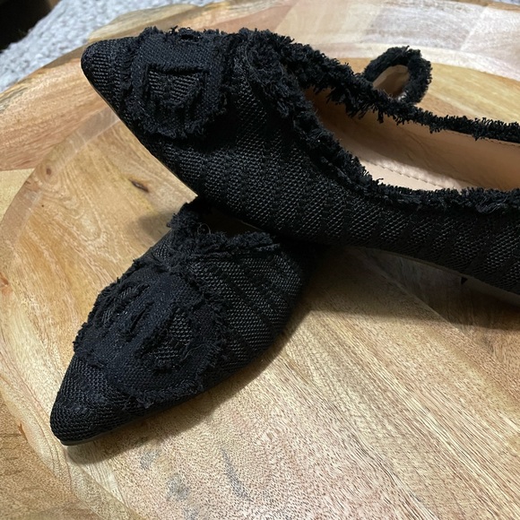 Shein Point Toe Raw Trim Flats - Picture 13 of 13